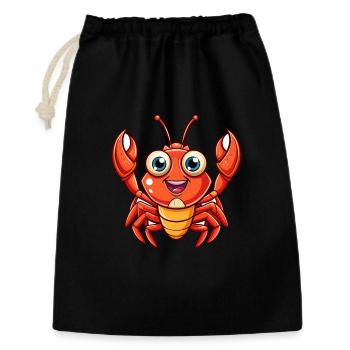 Craw Mignon Personnage De Dessin Animé Kawaii Clipart - Sac cadeau 30 x 45 cm - noir - Devant