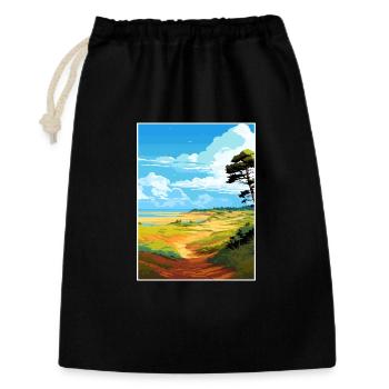 Suffolk Coast Heaths Travel Poster Souvenir WPA - Gift Bag 30 x 45 cm - black - Front