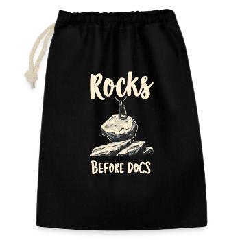 Rocks avant Docs - Sac cadeau 30 x 45 cm - noir - Devant