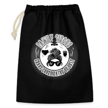 Family Circus – Coordinateur du Chaos de service - Sac cadeau 30 x 45 cm - noir - Devant