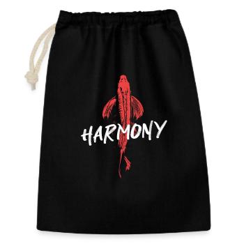 Koi Fish Energetic Harmony - Gift Bag 30 x 45 cm - black - Front