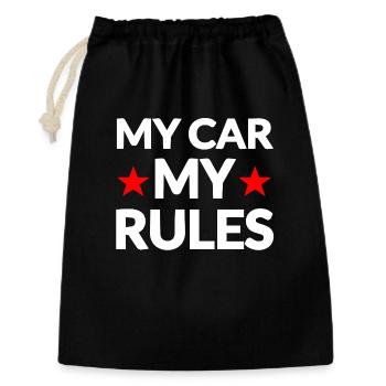 Car - Gift Bag 30 x 45 cm - black - Front