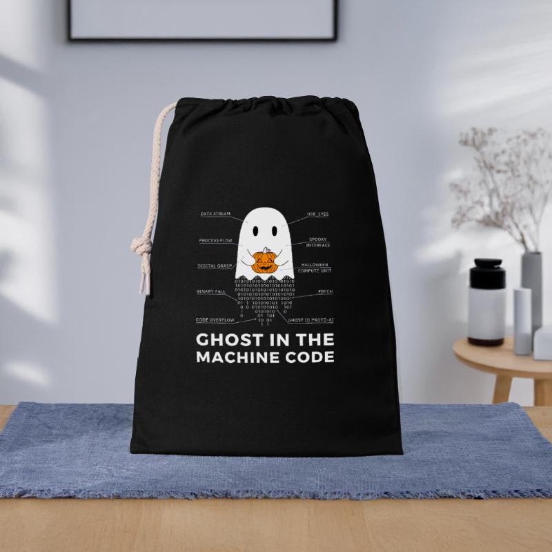 Funny Coder, Programmer Halloween T-Shirt Gift Bag 30 x 45 cm