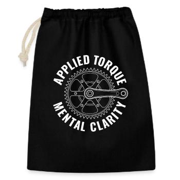 Couple appliqué Mental Clarity, Engineer Bike Shirt - Sac cadeau 30 x 45 cm - noir - Devant