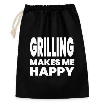 Griller - Sac cadeau 30 x 45 cm - noir - Devant