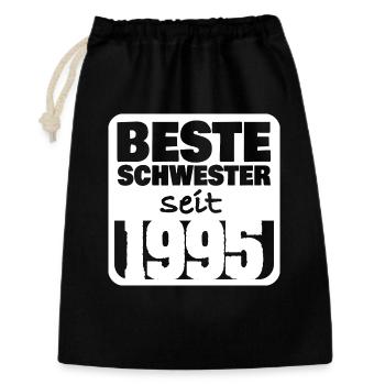 Siblings 1995 - Gift Bag 30 x 45 cm - black - Front