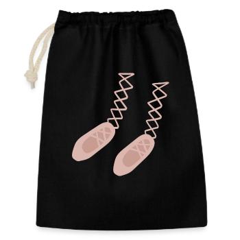 ballet slippers - Gift Bag 30 x 45 cm - black - Front