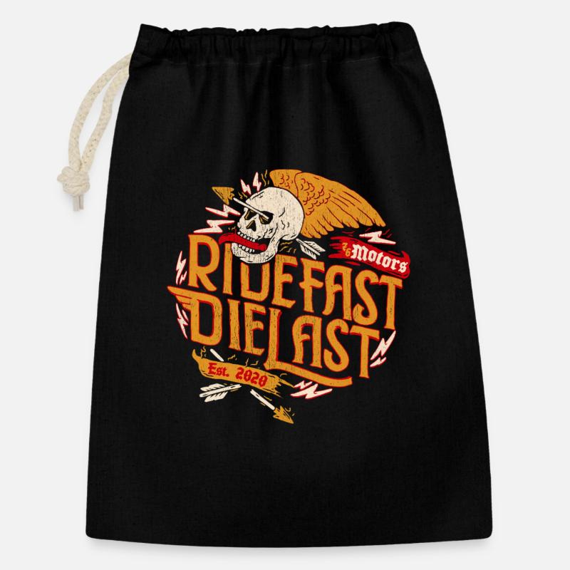 Roulez vite - Sac cadeau 30 x 45 cm - noir