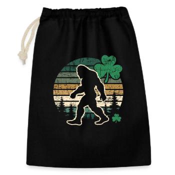 Big Foot St. Patrick's Day - Gift Bag 30 x 45 cm - black - Front