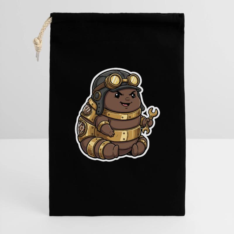 Steampunk Engineer Engineer Brass Crawler Gift Bag 30 x 45 cm