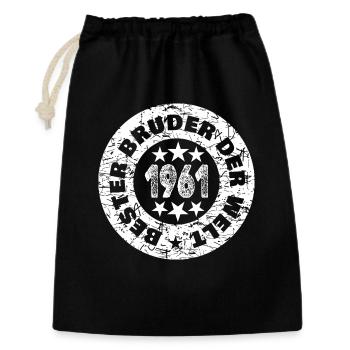 1961 - Gift Bag 30 x 45 cm - black - Front