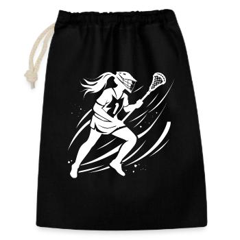 Lacrosse Girls - Gift Bag 30 x 45 cm - black - Front