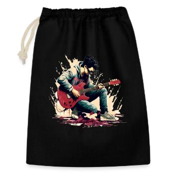 Guitarist - Gift Bag 30 x 45 cm - black - Front