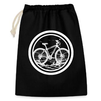Mountain biking - Gift Bag 30 x 45 cm - black - Front