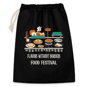 Street Food Festival - Gift Bag 30 x 45 cm - black - Front