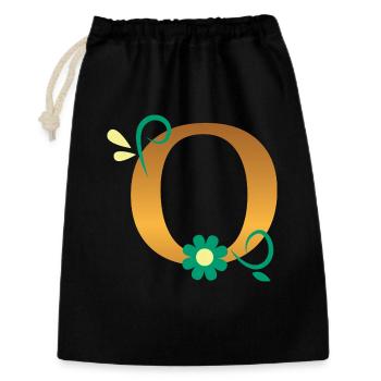 O - Gift Bag 30 x 45 cm - black - Front