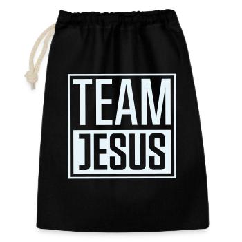 Team Jesus - Gift Bag 30 x 45 cm - black - Front