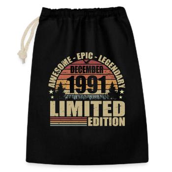 Décembre 1991 - Édition Limitée Décembre 1991 - Sac cadeau 30 x 45 cm - noir - Devant
