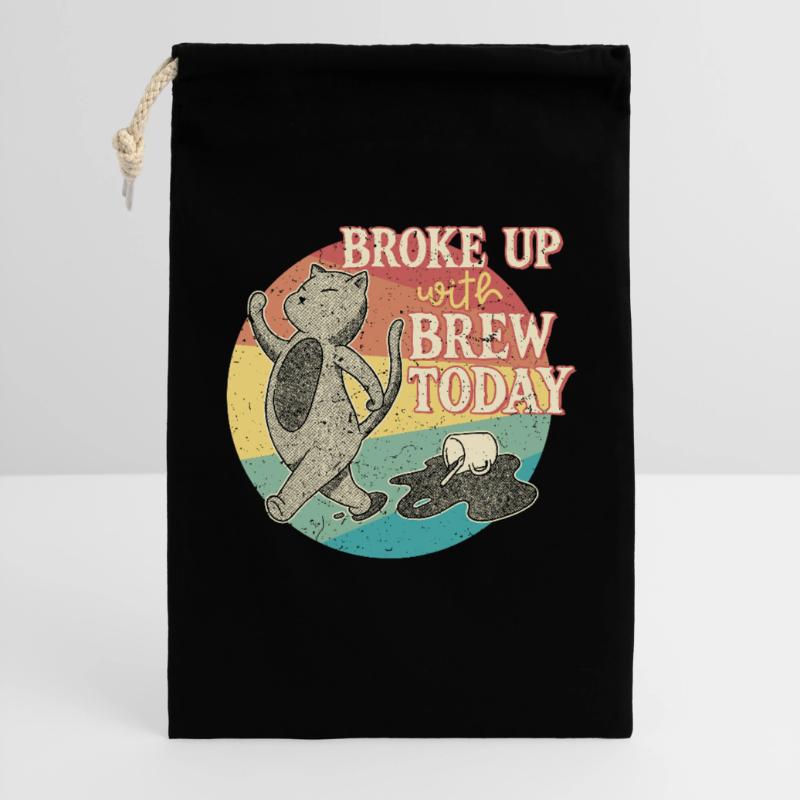 Coffee withdrawal decaffeinated ex-coffee drinker Gift Bag 30 x 45 cm