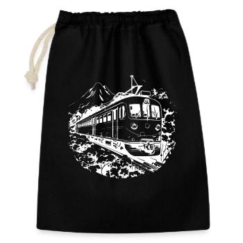 Railway Graphic - Gift Bag 30 x 45 cm - black - Front
