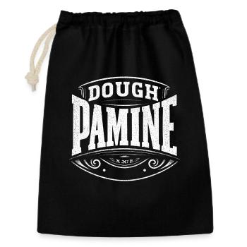Dough Pamine - the dopamine for bakers - Gift Bag 30 x 45 cm - black - Front