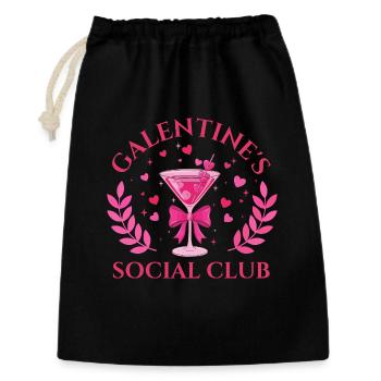 Galentine’s Social Club Gals Brunch Squad Vibes  - Gift Bag 30 x 45 cm - black - Front