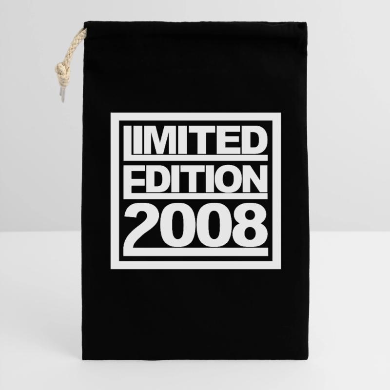 Limitierte Edition 2008 Design Geburtstag Geschenkbeutel aus Baumwolle (30 x 45 cm)