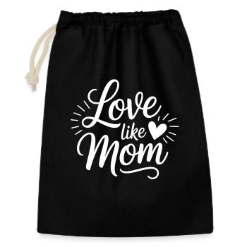 Love Like Mom Design - Gift Bag 30 x 45 cm - black - Front