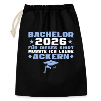 Examen de licence réussi Licence 2026 - Sac cadeau 30 x 45 cm - noir - Devant