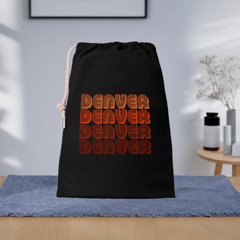 Denver Gradient Retro Pattern Gift Bag 30 x 45 cm