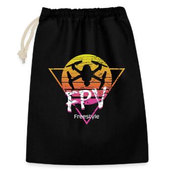 FPV freestyle drone - Gift Bag 30 x 45 cm - black - Front