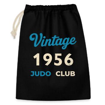 Vintage 1956 Judo Club Retro Birth Year Gift - Gift Bag 30 x 45 cm - black - Front