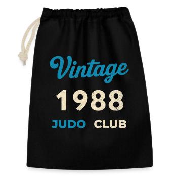 Vintage 1988 Judo Club Retro Birth Year Gift - Gift Bag 30 x 45 cm - black - Front