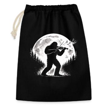 Bigfoot Violin Player - Gift Bag 30 x 45 cm - black - Front