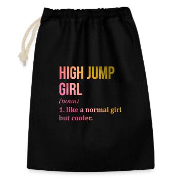 High Jump - Gift Bag 30 x 45 cm - black - Front