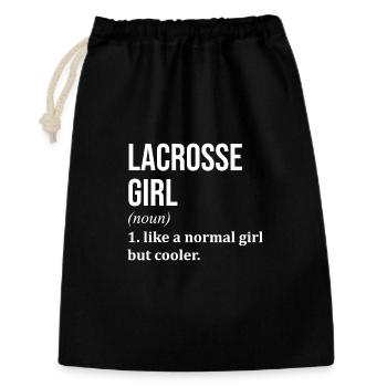Lacrosse - Gift Bag 30 x 45 cm - black - Front