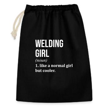 Welding - Gift Bag 30 x 45 cm - black - Front