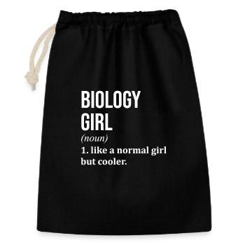 Biology - Gift Bag 30 x 45 cm - black - Front