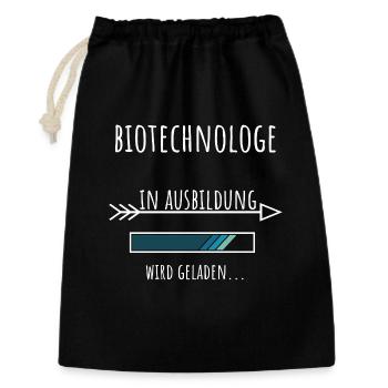 Biotechnology Profession Training Biotechnologist - Gift Bag 30 x 45 cm - black - Front