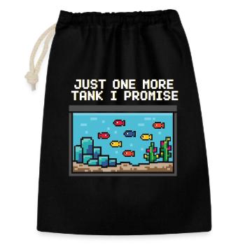 Diction du joueur d’aquarium - Sac cadeau 30 x 45 cm - noir - Devant