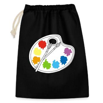Artist (white) - Gift Bag 30 x 45 cm - black - Front