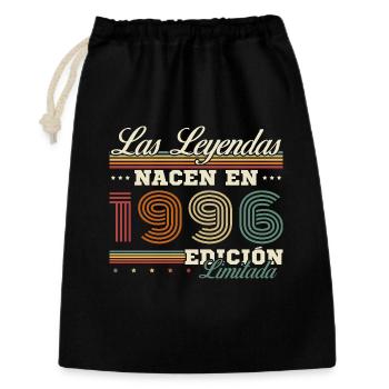 30 Années 1996 Vintage Rétro Anniversaire - Sac cadeau 30 x 45 cm - noir - Devant