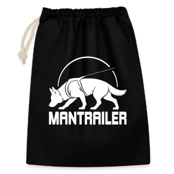 German Shepherd MANTRAILER Search Dogs Dogs - Gift Bag 30 x 45 cm - black - Front