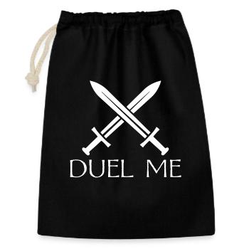 Duel Me Ren Faire Medieval - Gift Bag 30 x 45 cm - black - Front