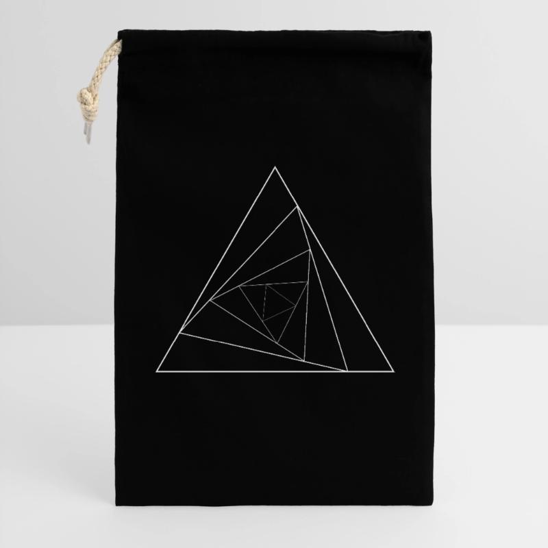 Triangular triangle Gift Bag 30 x 45 cm
