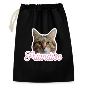 Missty friandise - Sac cadeau 30 x 45 cm - noir - Devant