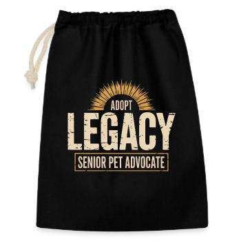Adopt Legacy Senior Pets - Gift Bag 30 x 45 cm - black - Front