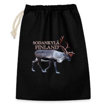 Sodankyla - Gift Bag 30 x 45 cm - black - Front