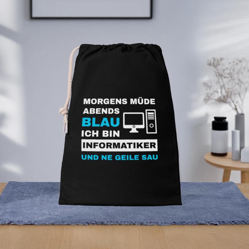 computer scientist programmer admin sayings funny Gift Bag 30 x 45 cm