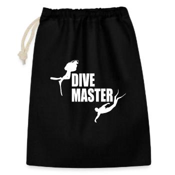 Divemaster Scuba Diving - Gift Bag 30 x 45 cm - black - Front